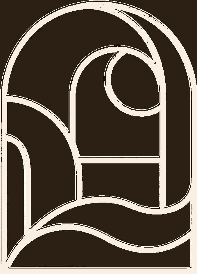 Villa Aurelia logo — slonokoščena na temni