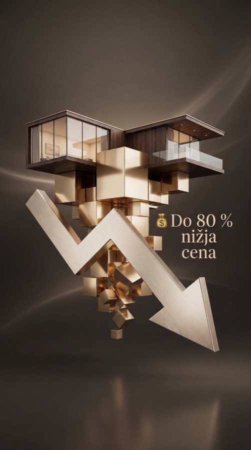 Do 80% nižja cena